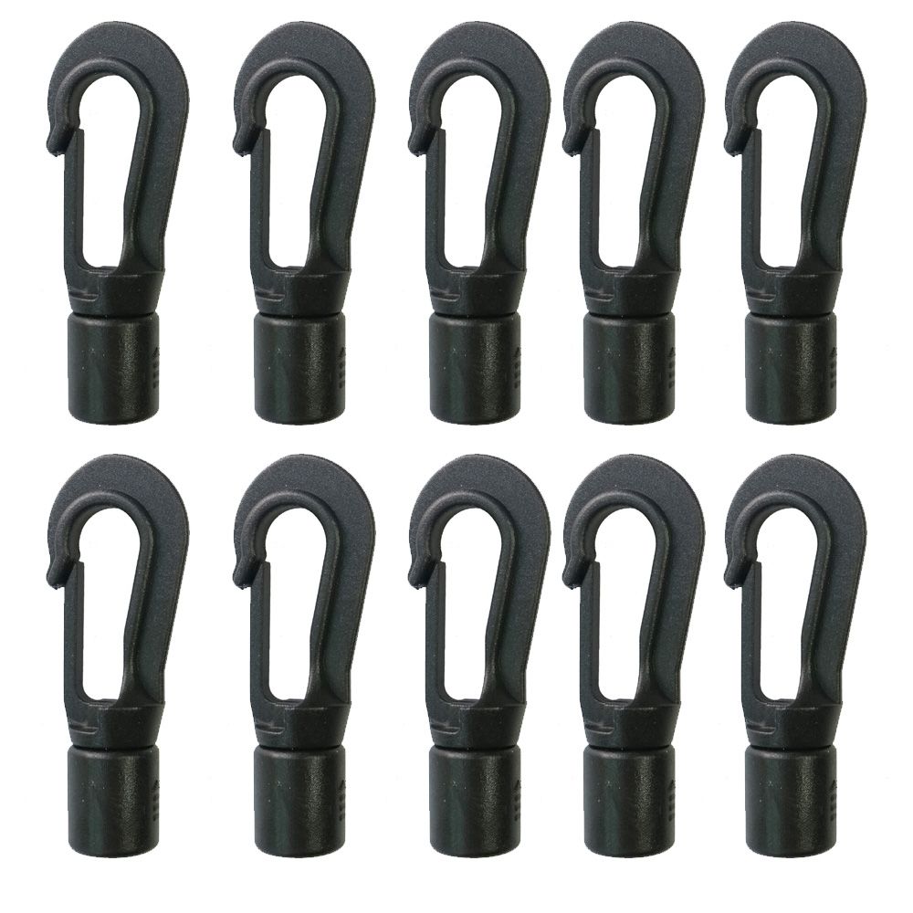 Fishing Kit Compact - Plastic Snap Hook Clip para acampamento