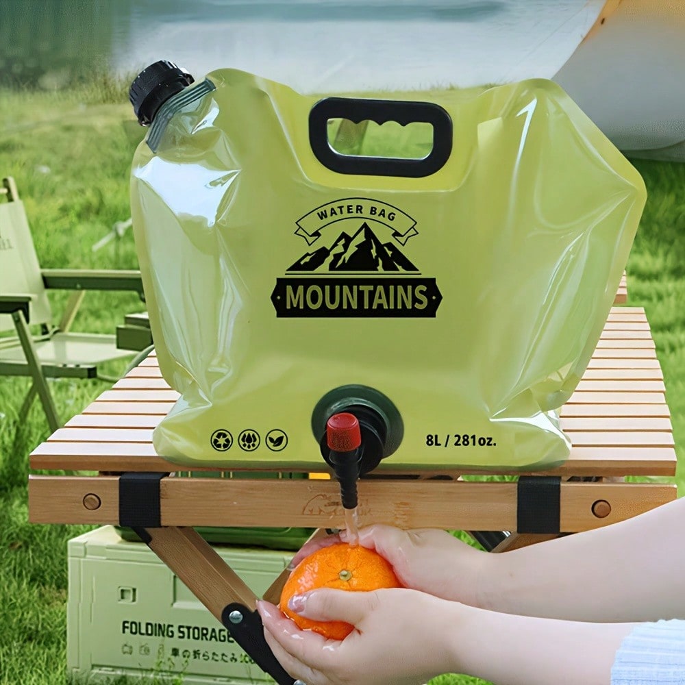 Water Bag Collapsible - 2.11 Galões de água portáteis com