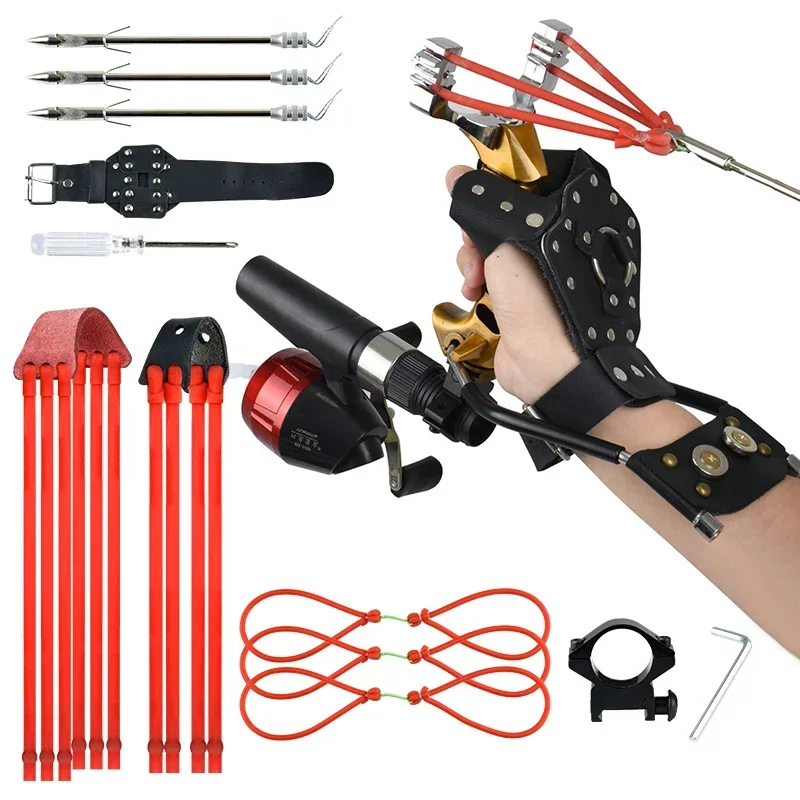 Fishing Kit Compact - Estilingue de pesca poderoso com descanso