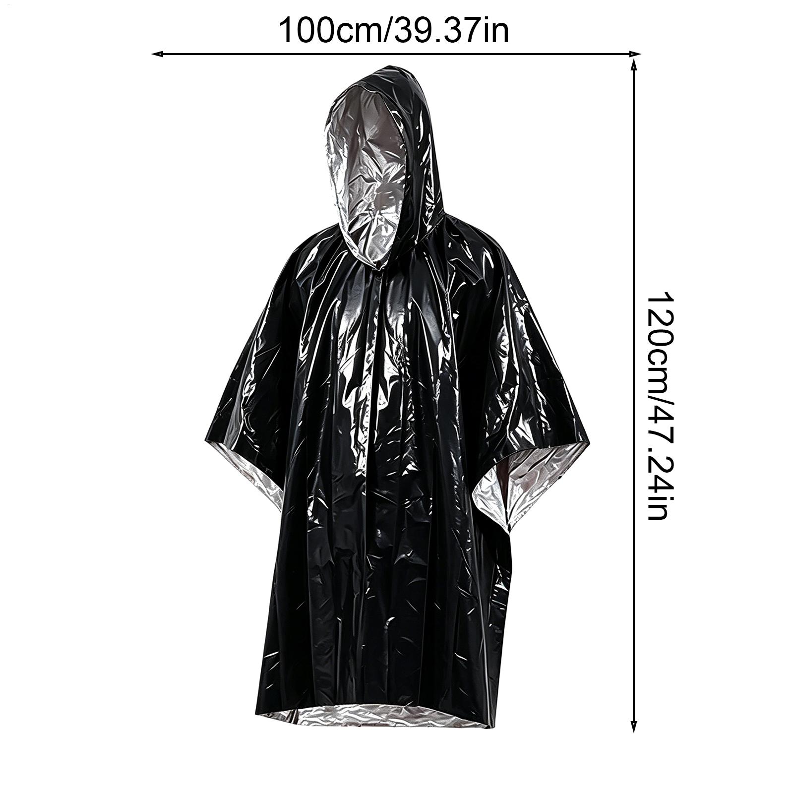 1 unidade de poncho impermeáve - Emergency Poncho Rain avaliação e preço