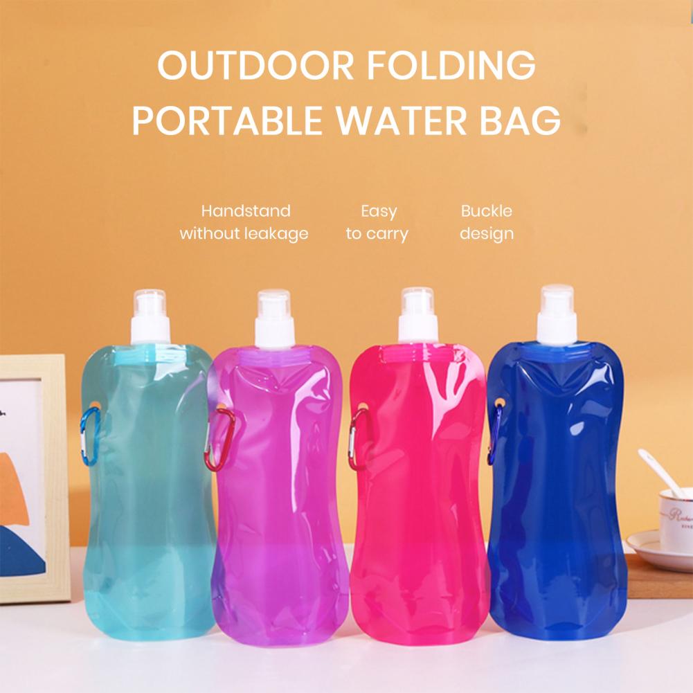 Garrafa de água dobrável 480ml - Water Bag Collapsible avaliação e preço