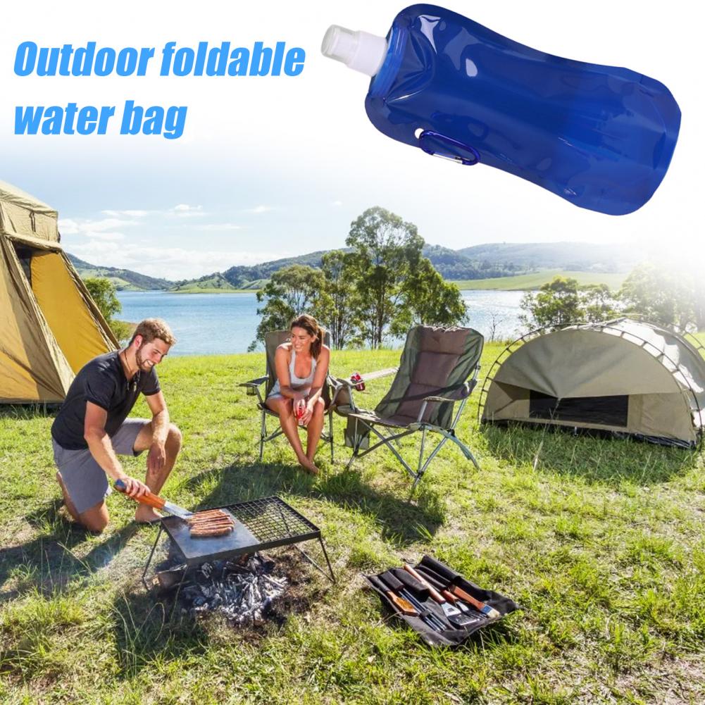 Garrafa de água dobrável 480ml - Water Bag Collapsible avaliação e preço