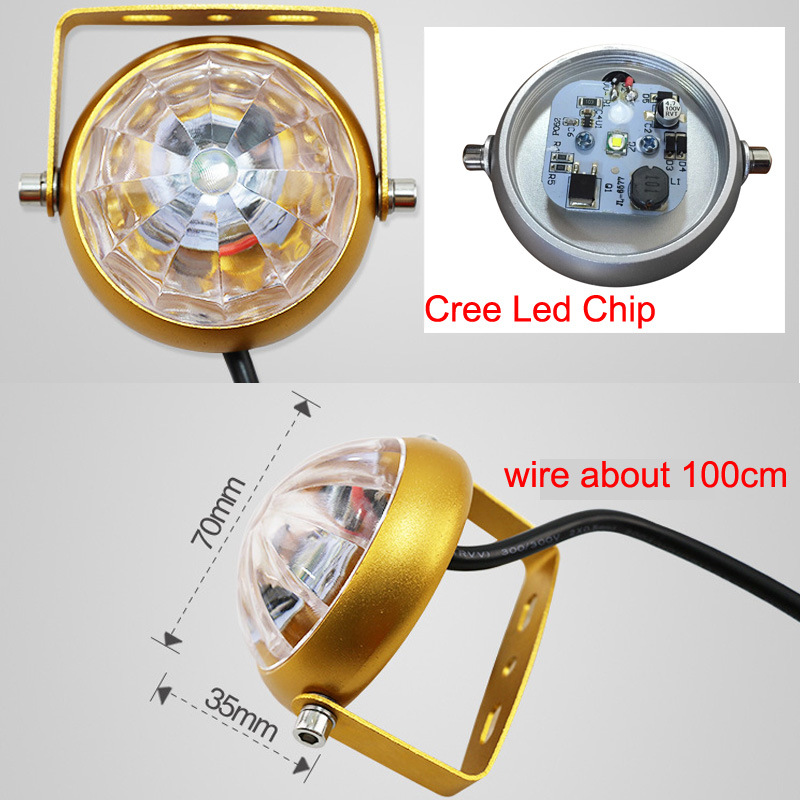 Várias cores universal led cha - Sos Light Strobe avaliação e preço