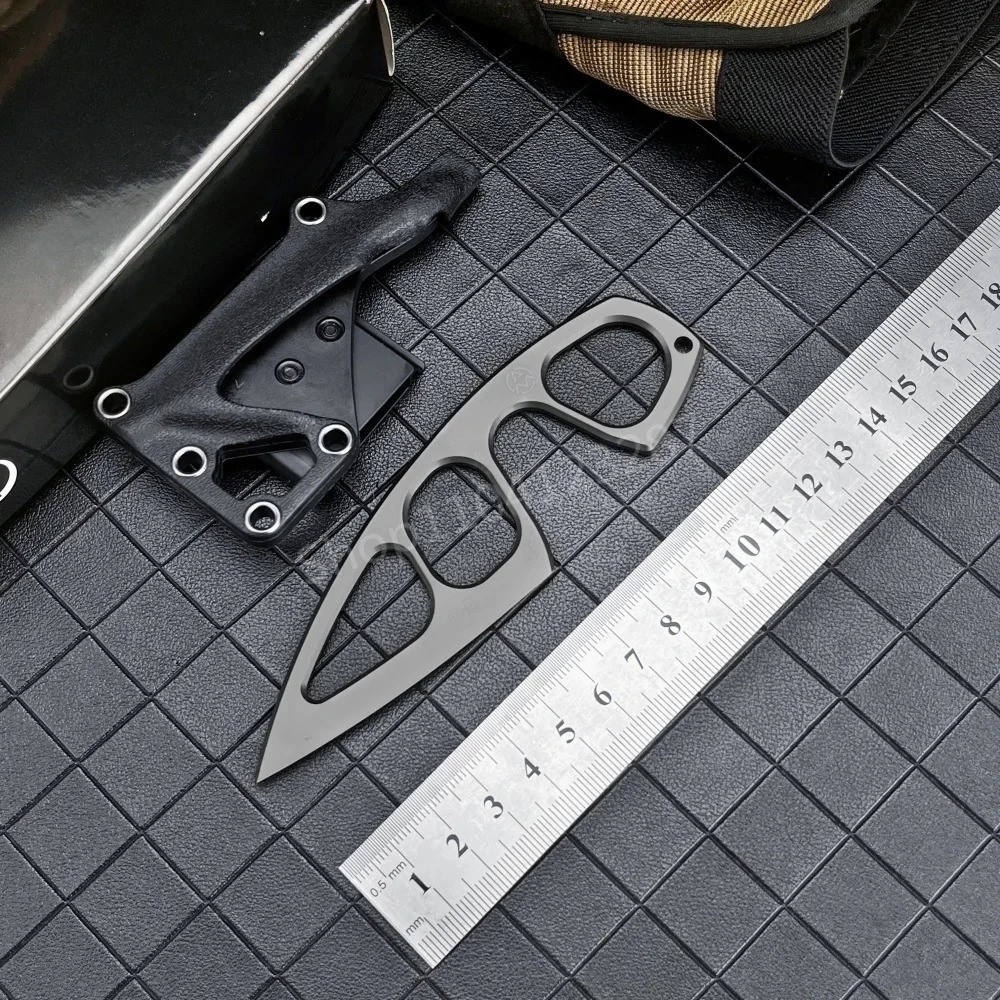 Mini faca de lâmina fixa com l - Bushcraft Knife Fixed avaliação e preço