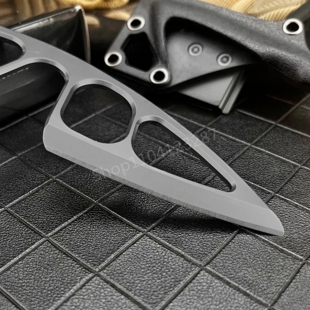 Mini faca de lâmina fixa com l - Bushcraft Knife Fixed avaliação e preço