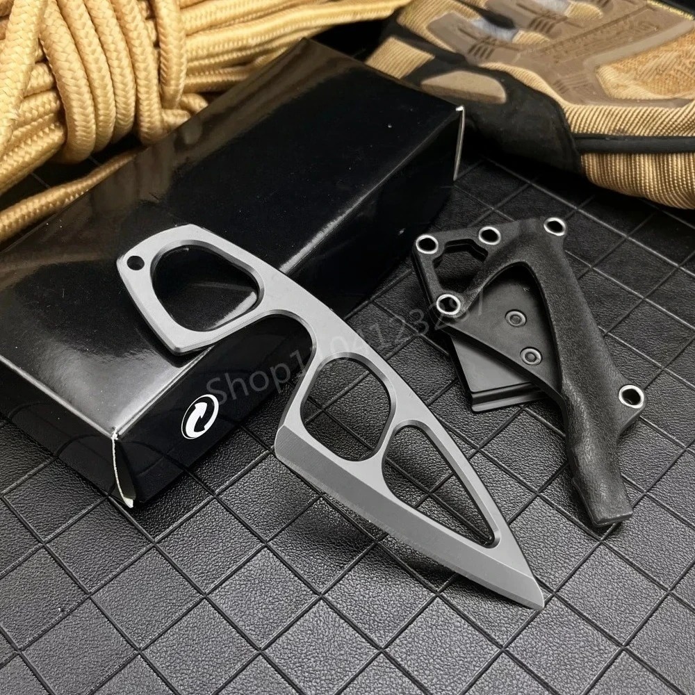 Mini faca de lâmina fixa com l - Bushcraft Knife Fixed avaliação e preço