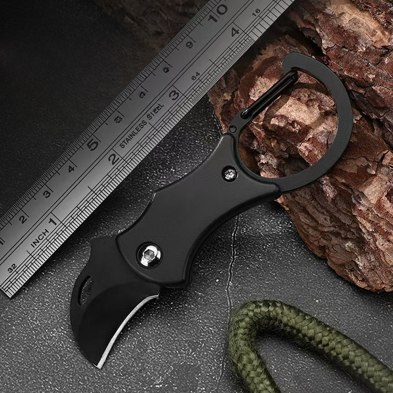 Novo mini chaveiro faca de bol - Bushcraft Knife Fixed avaliação e preço
