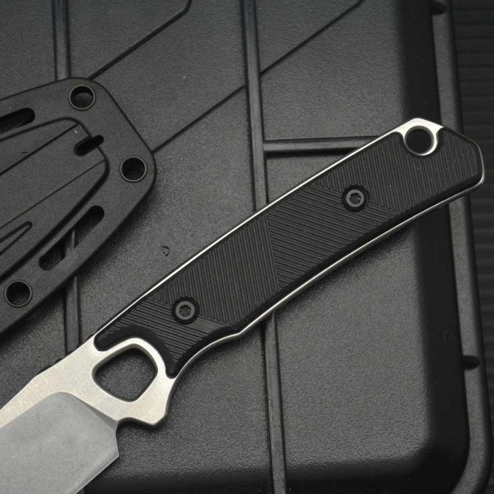 Faca reta 2048 EDC, cabo em fi - Bushcraft Knife Fixed avaliação e preço