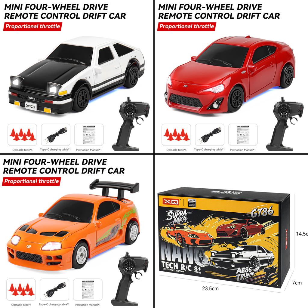 Carro de Drift RC 2.4G 1/64 4W - Signal Panel Orange avaliação e preço