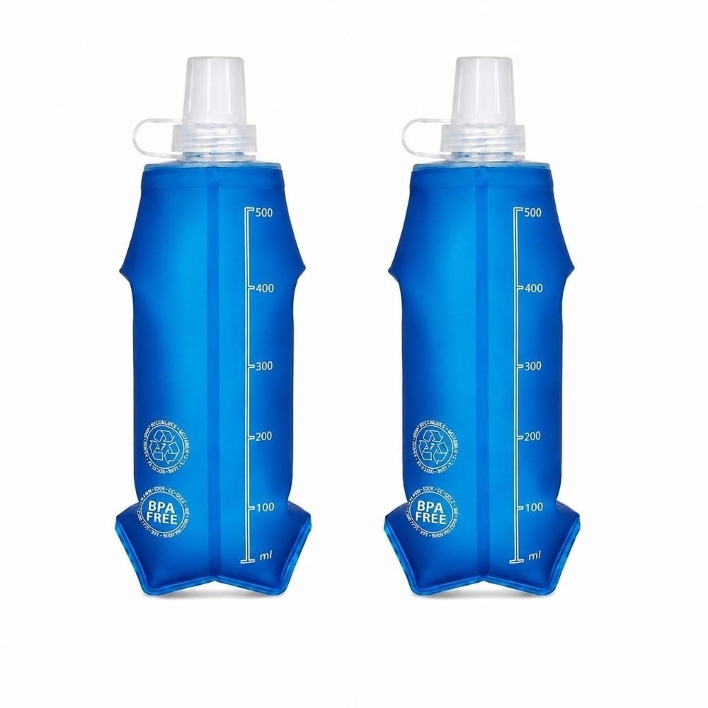 Conjunto de 2 Garrafas de Água - Water Bag Collapsible avaliação e preço