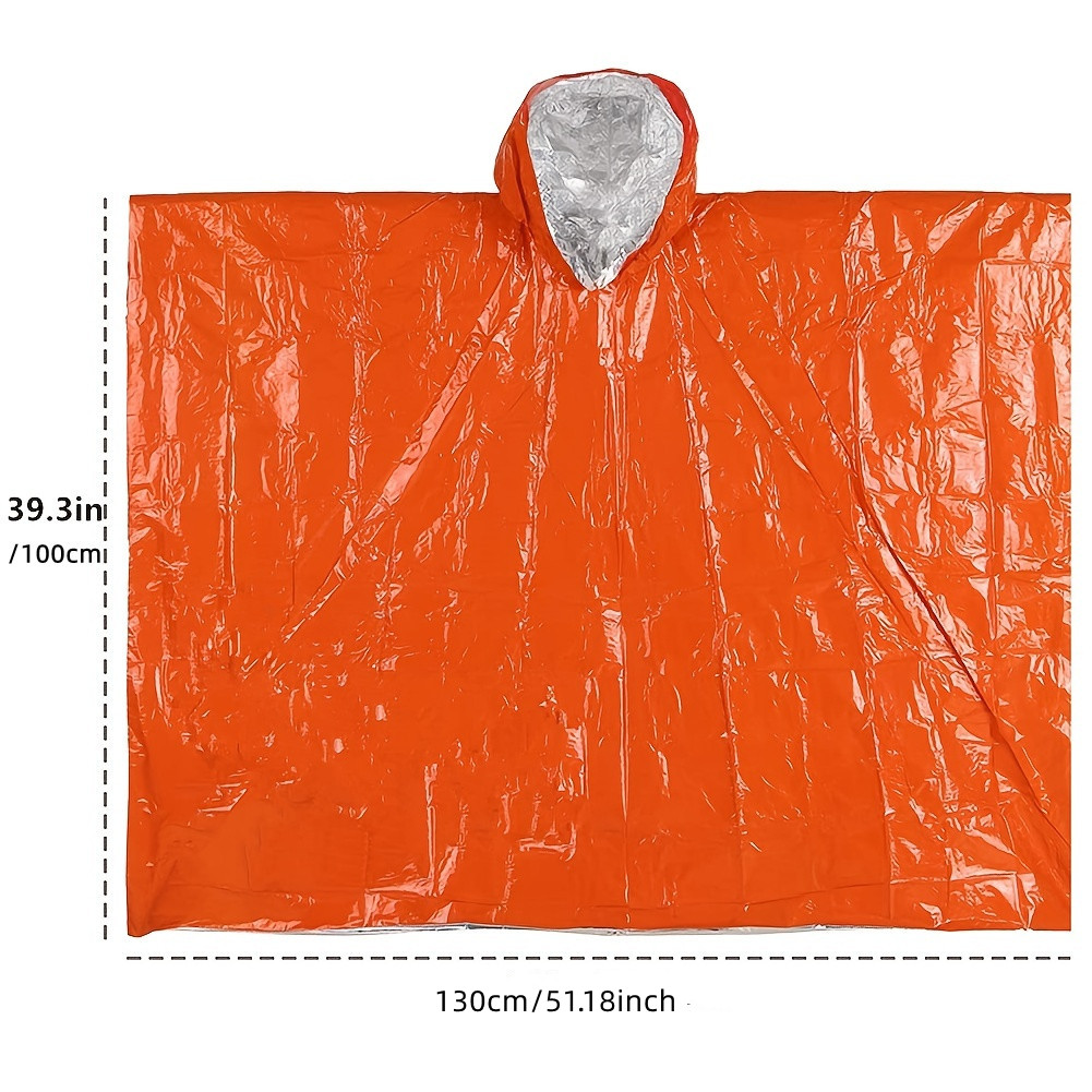 Poncho de chuva descartável de - Emergency Poncho Rain avaliação e preço