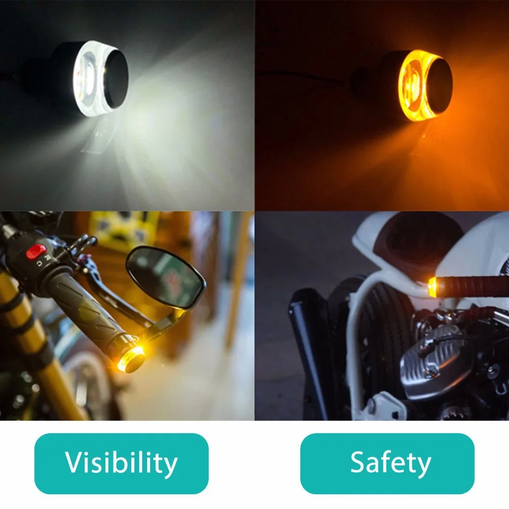 1/2 pçs sinal de volta da moto - Sos Light Strobe avaliação e preço